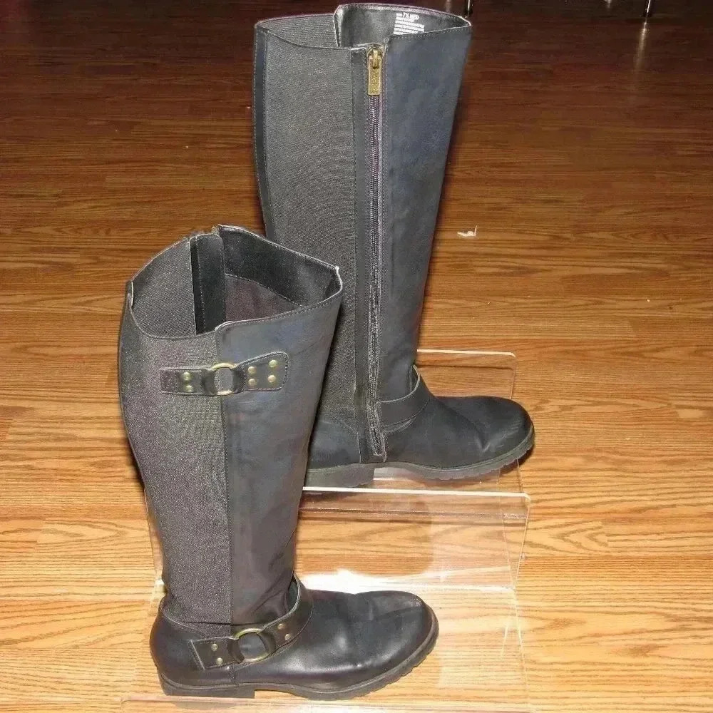KENNETH COLE Jenny Rocker Riding Boots Size 7.5M - Picture 2 of 7